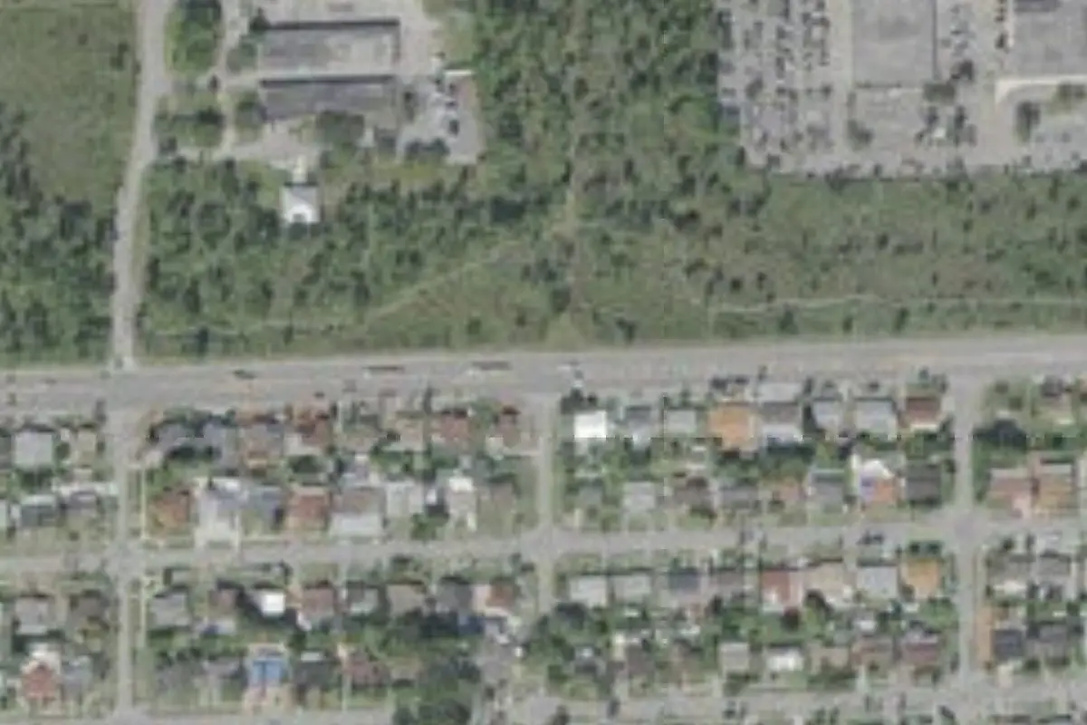 Aerial view of Larry & Penny Thompson Park and Campground