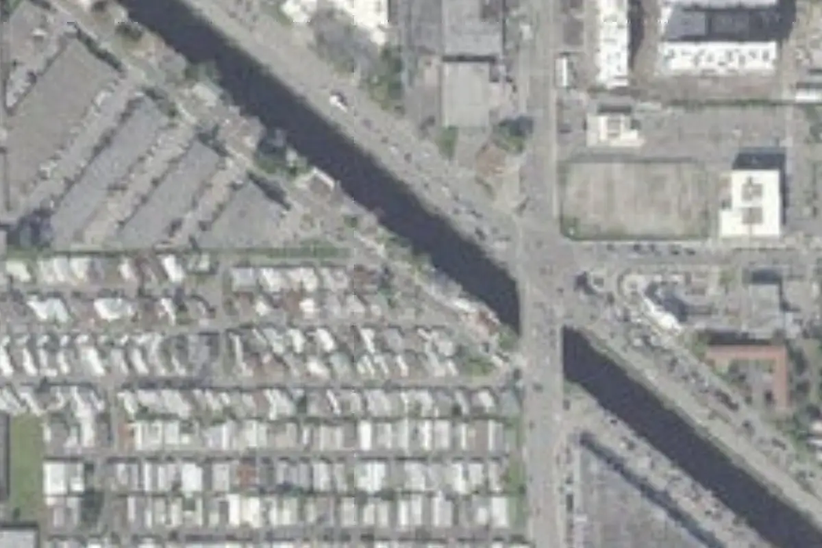 Aerial view of Medley Mobile Home Park