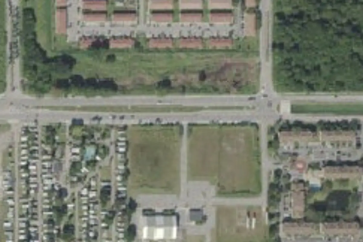 Aerial view of Southern Comfort RV Resort
