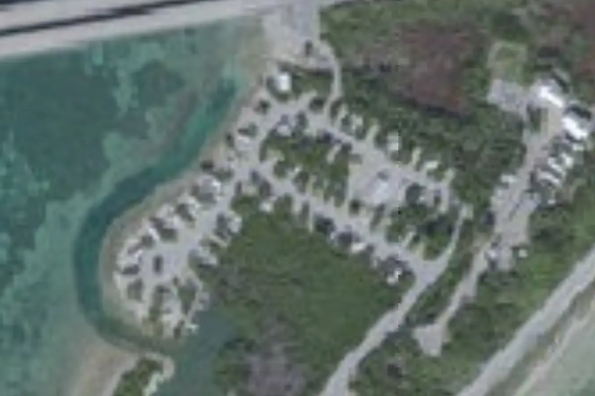 Aerial view of Bahia Honda State Park