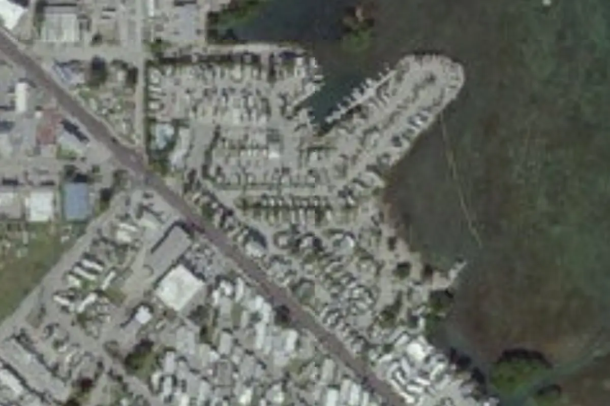 Aerial view of Boyd's Key West Campground