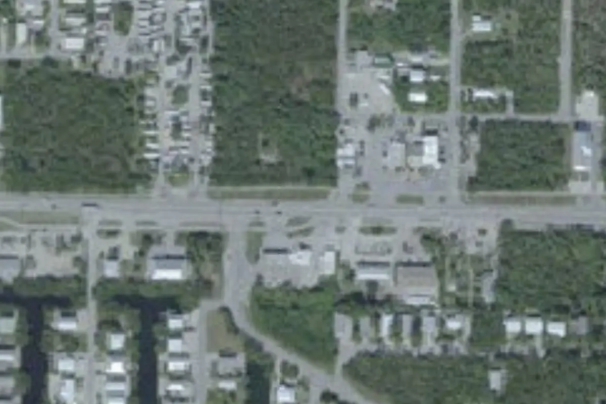 Aerial view of Breezy Pines RV Estates Condominium Association
