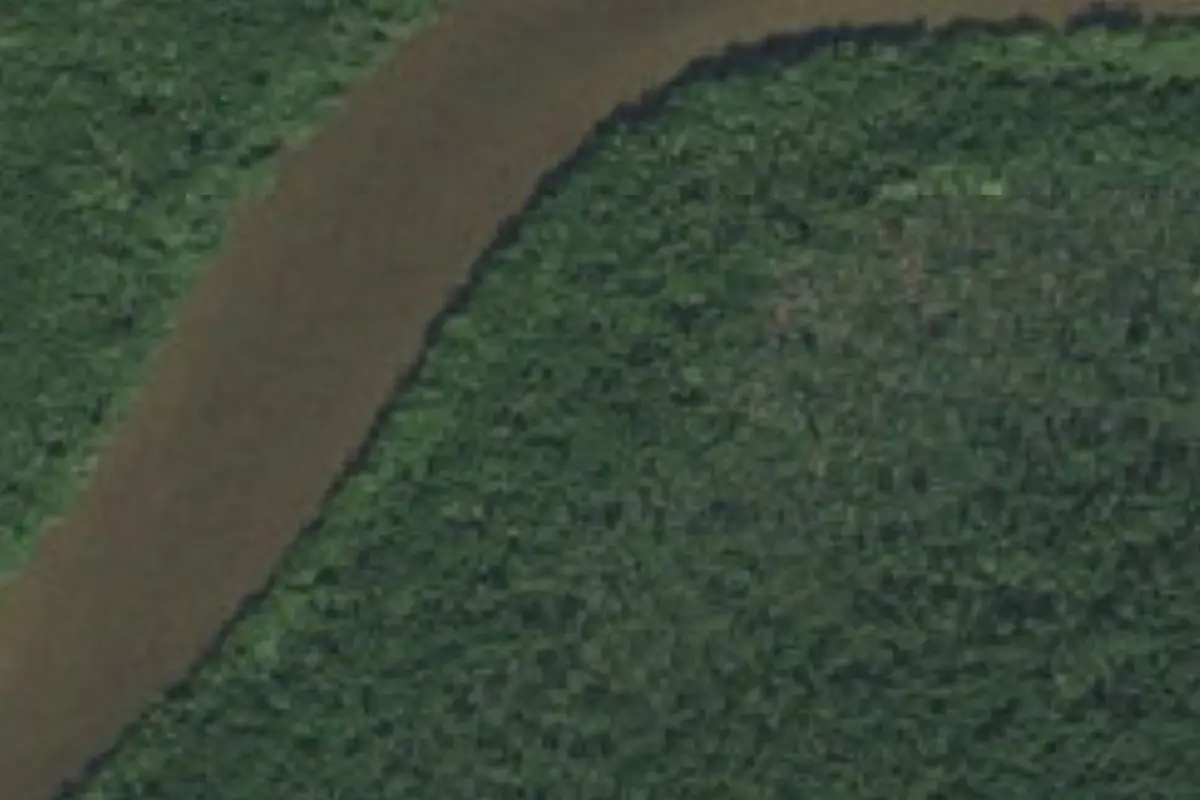 Aerial view of Broad River Campsite