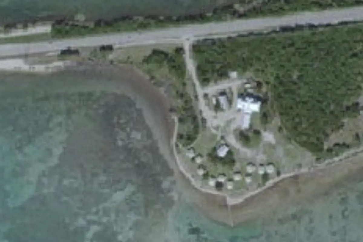 Aerial view of Florida Sea Base at Camp Jackson Sawyer (Family Adventure Camp)