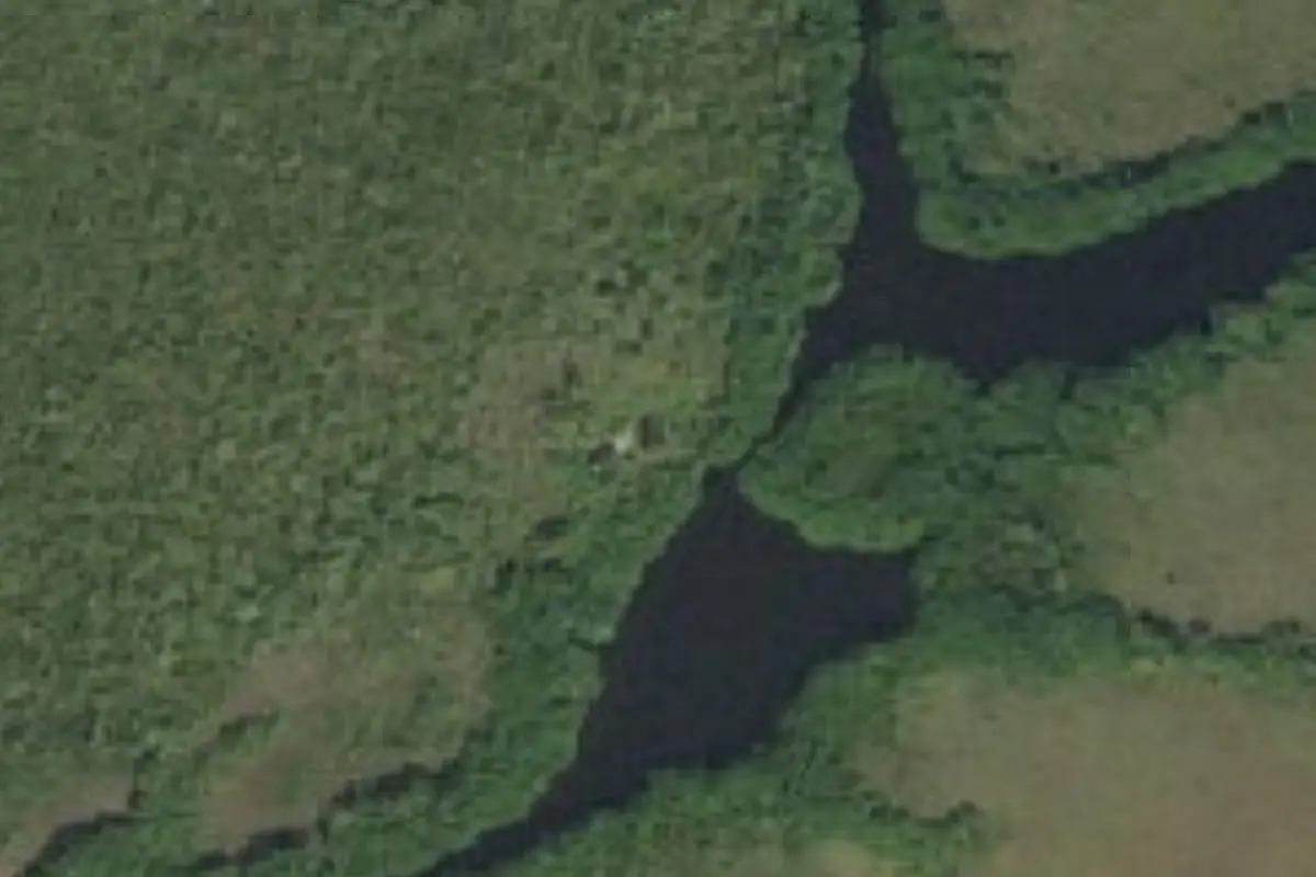 Aerial view of Cane Patch Campsite