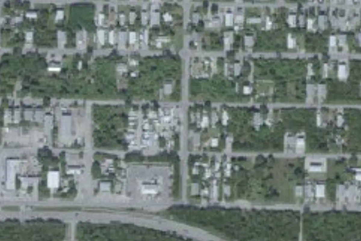 Aerial view of Castaways R.V. Estates