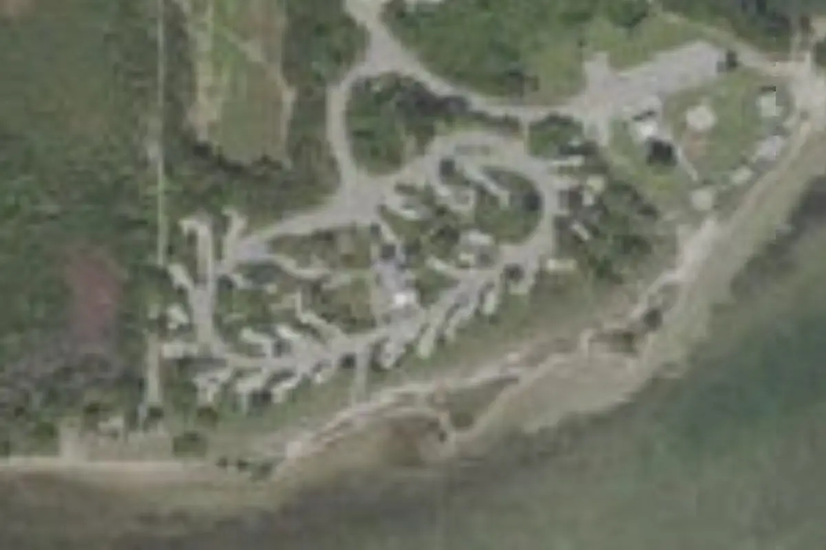 Aerial view of Curry Hammock State Park