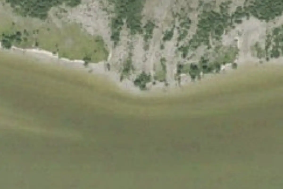 Aerial view of East Clubhouse Beach Campsite