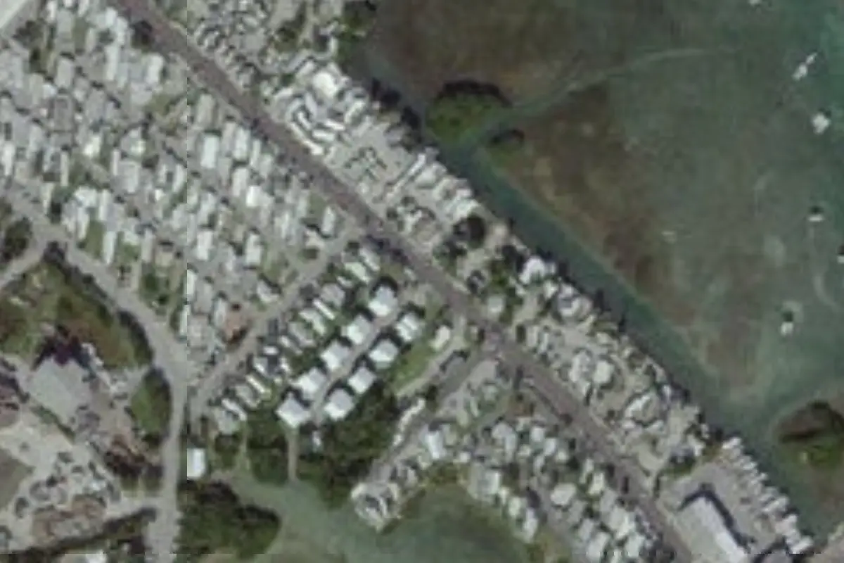 Aerial view of El Mar RV Resort