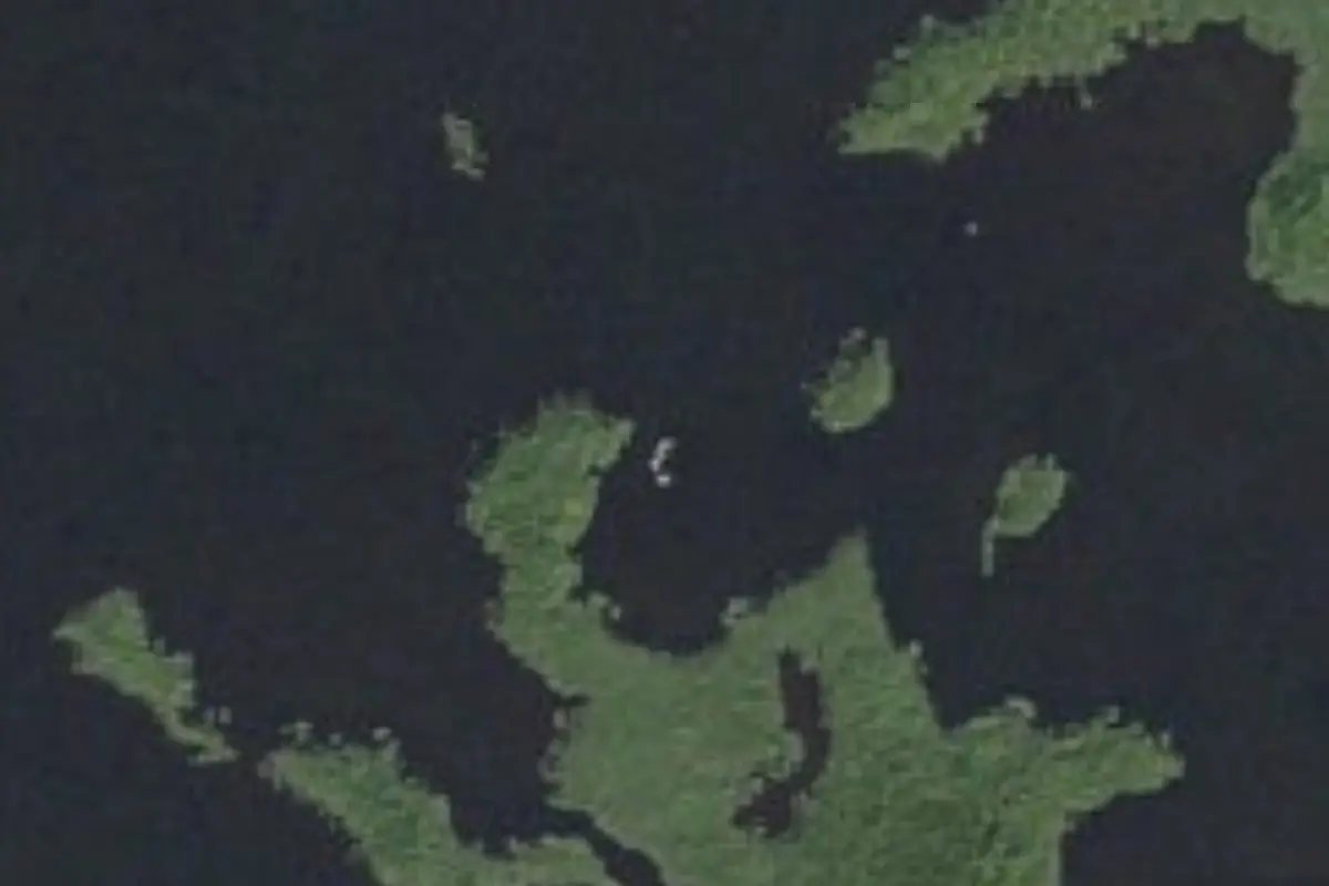 Aerial view of Hells Bay Chickee #1