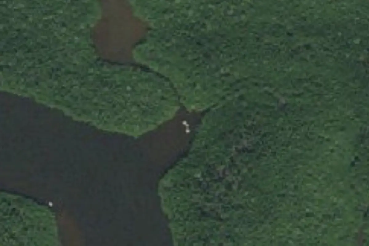 Aerial view of Joe River Chickee #1