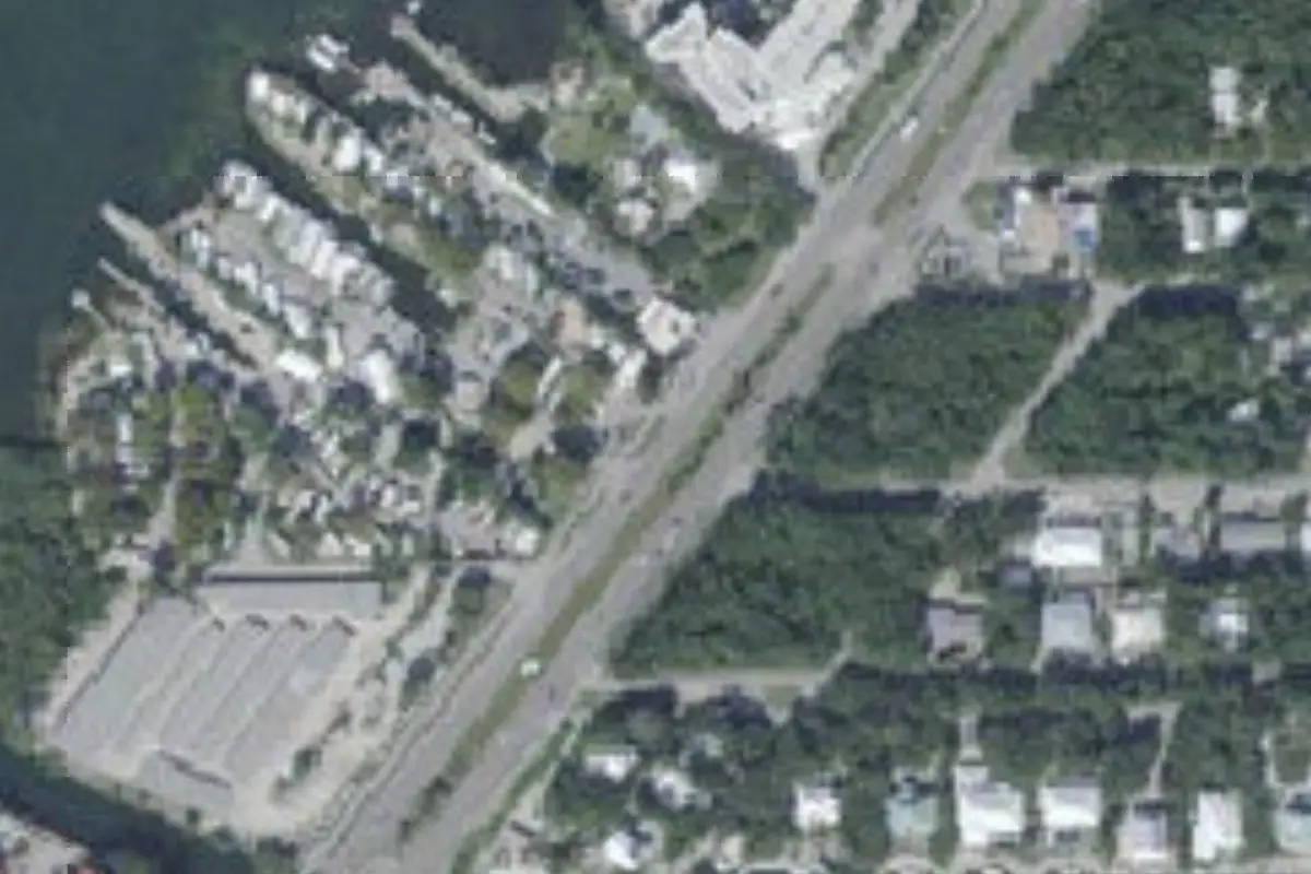 Aerial view of Kings Kamp RV Resort & Marina
