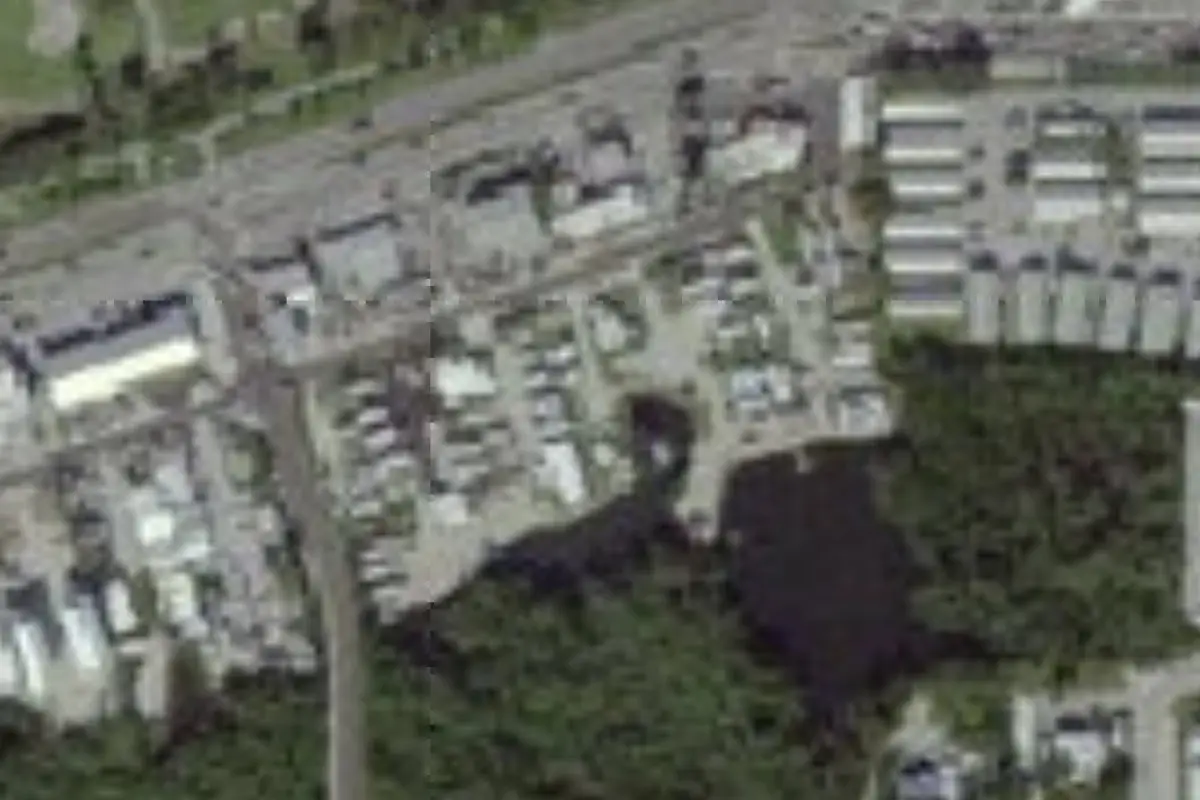 Aerial view of Leo's Campground