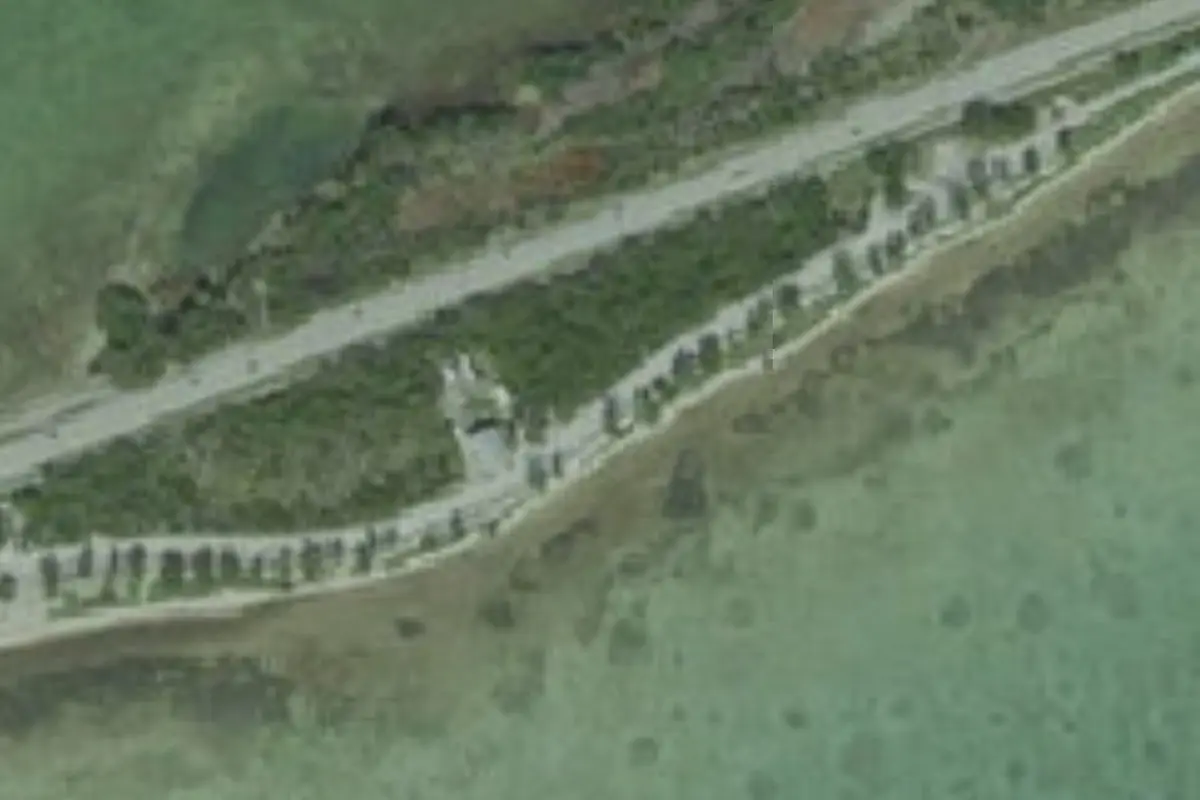Aerial view of Long Key State Park