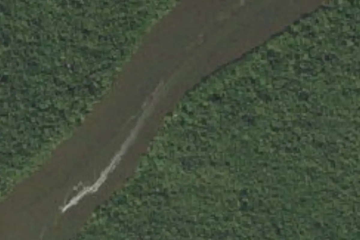 Aerial view of Lopez River Campsite