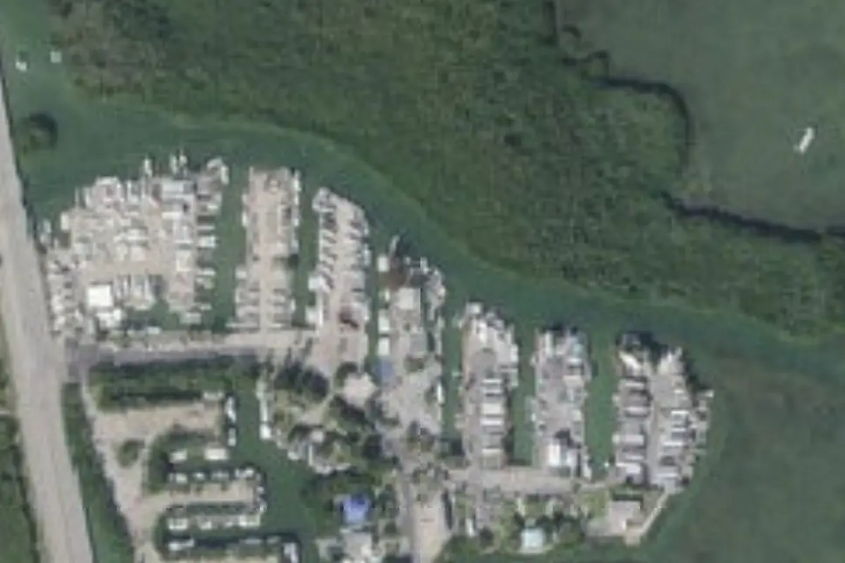 Aerial view of Manatee Cove of Key Largo Condo Assn.