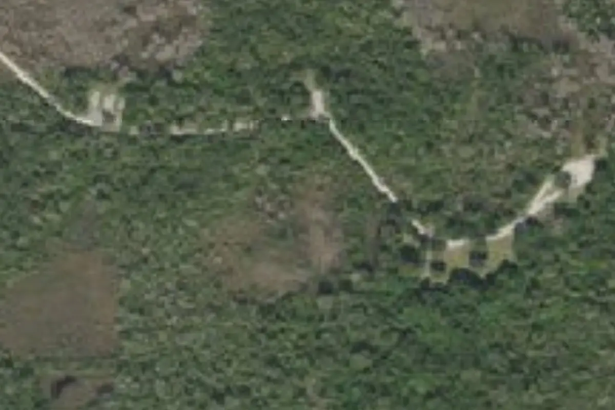 Aerial view of Mitchell Landing Campground