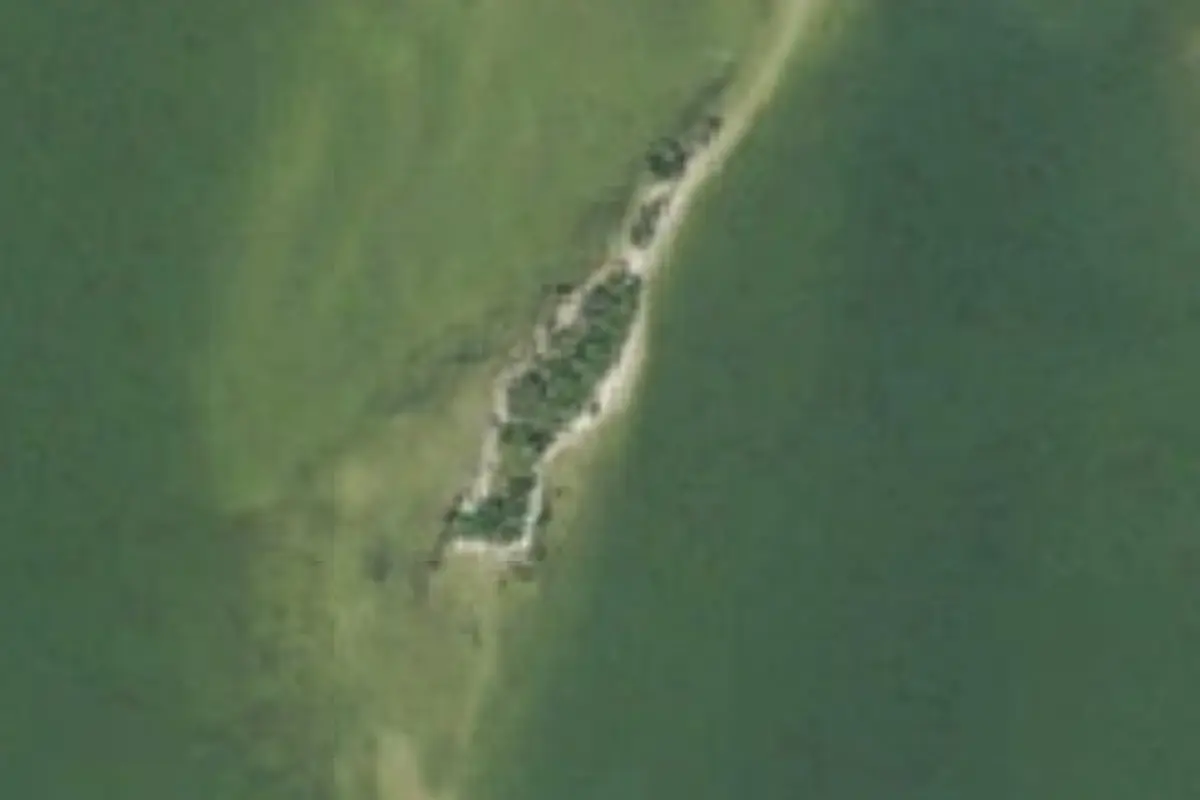 Aerial view of New Turkey Key Campsite