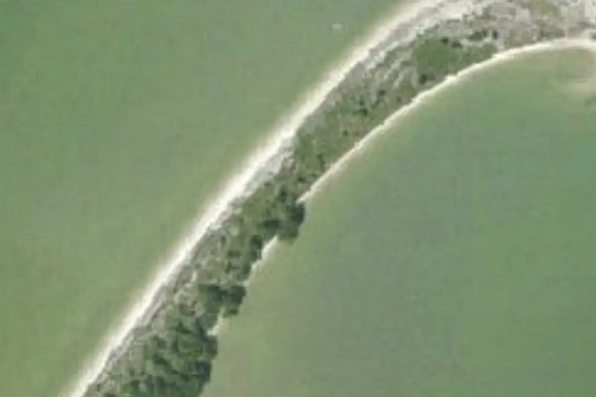 Aerial view of Pavilion Key Campsite