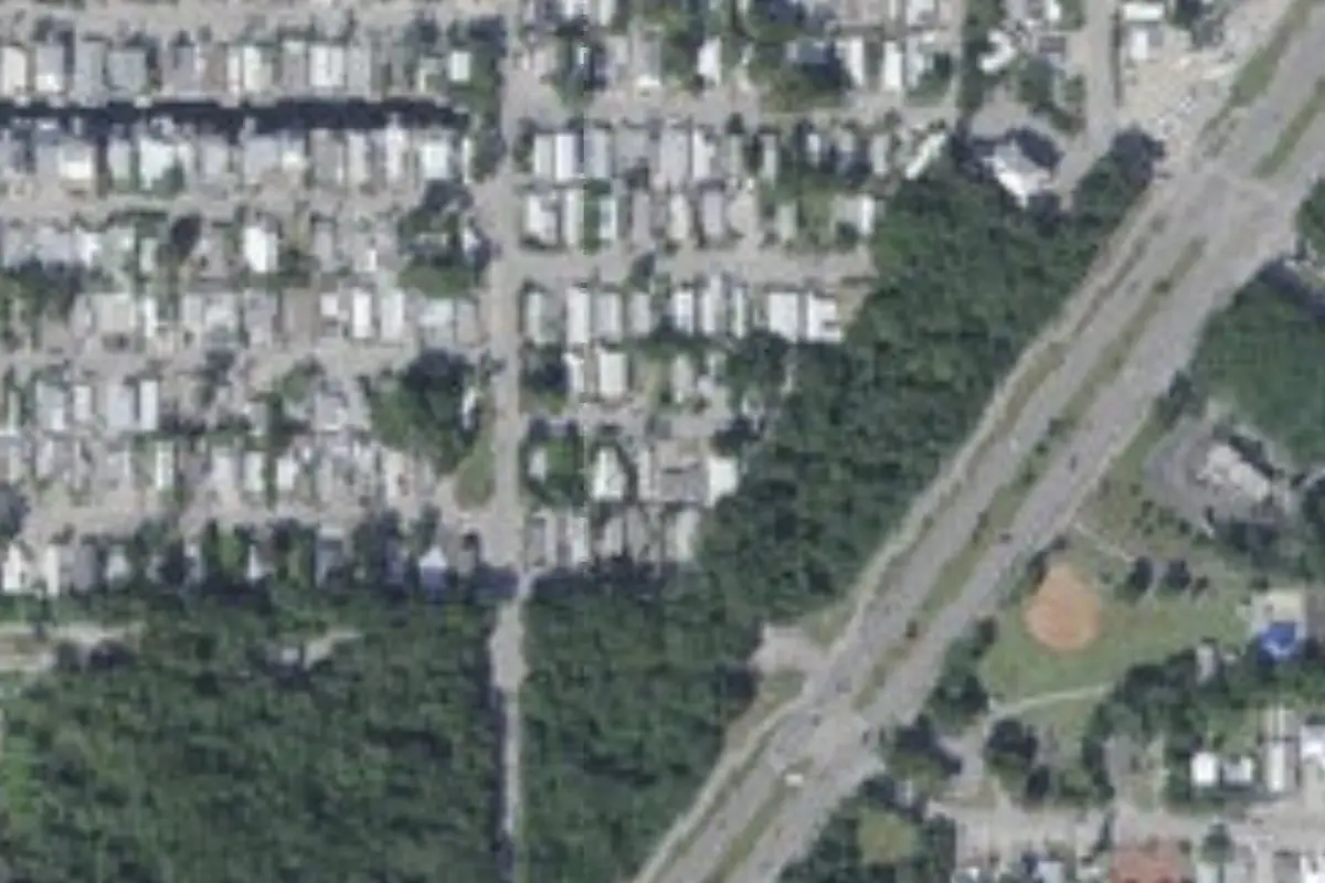 Aerial view of Blue Fin Rock Harbor Marina & RV Resort