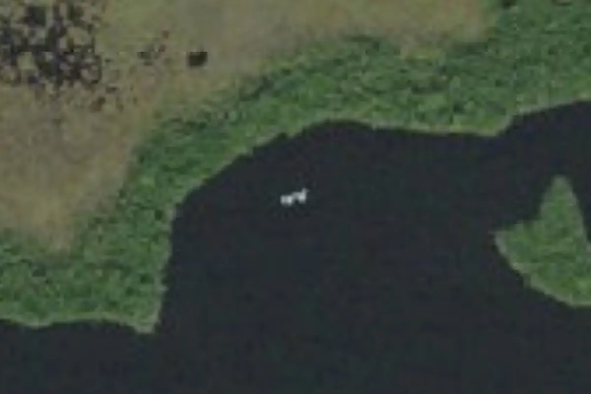 Aerial view of Rodgers River Bay Chickee