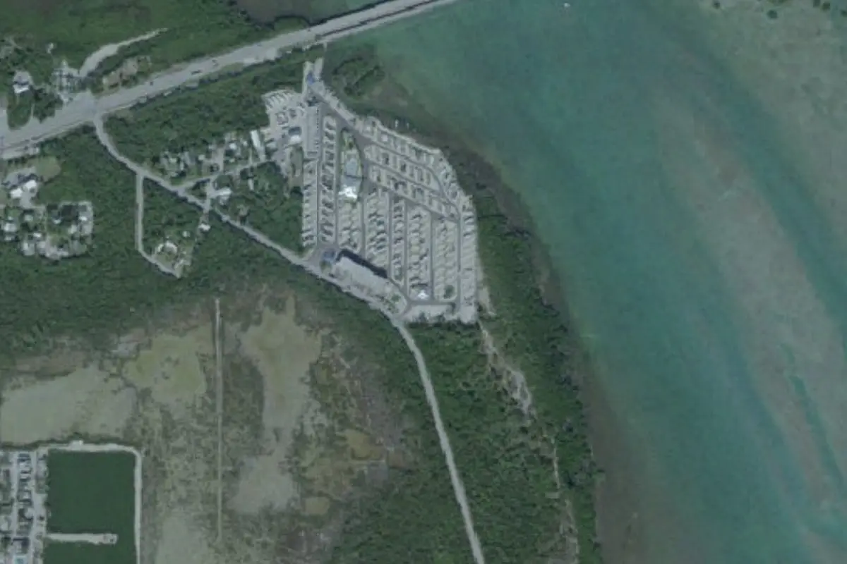Aerial view of Sugarloaf Key / Key West KOA Resort
