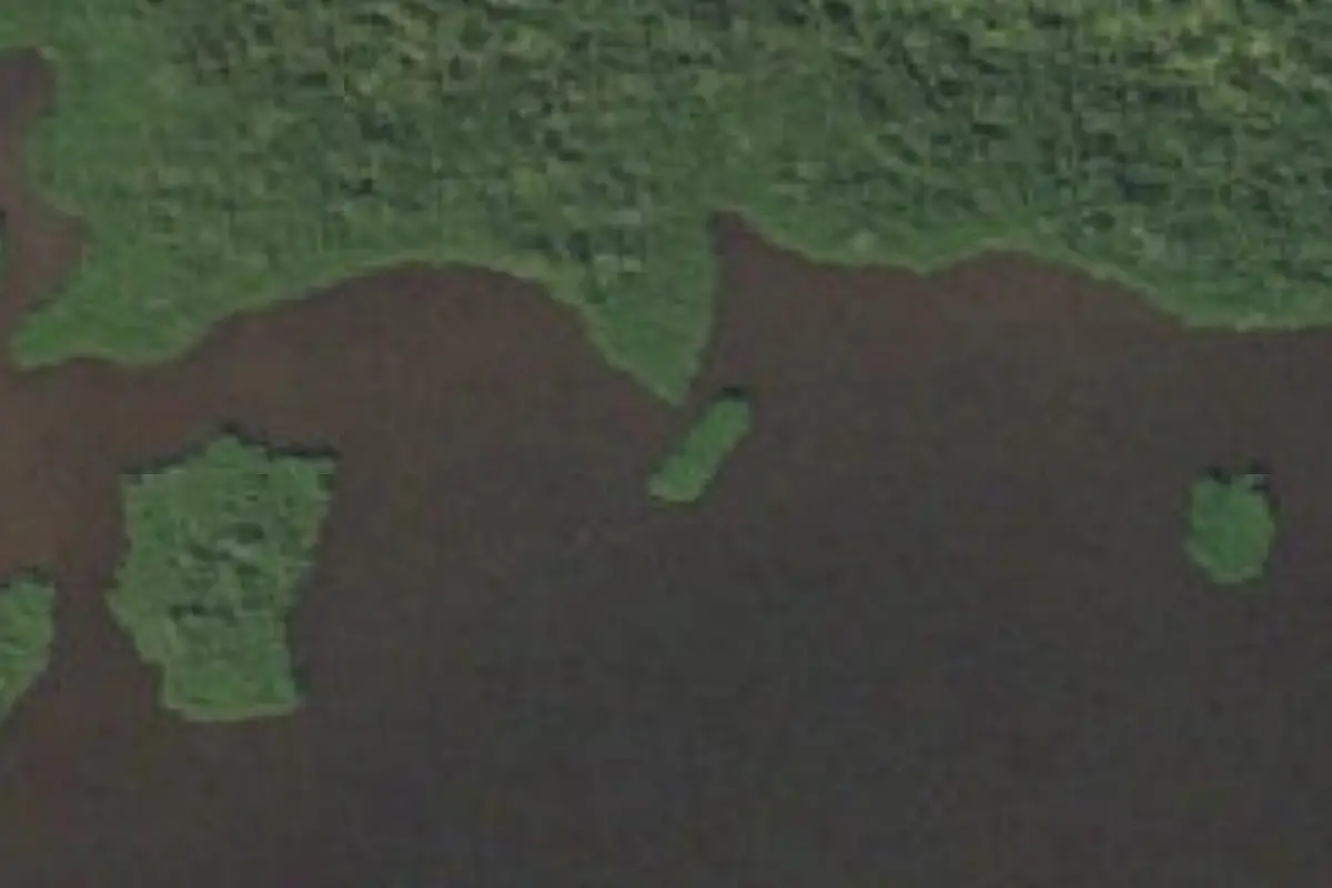 Aerial view of Sunday Bay Chickee #1