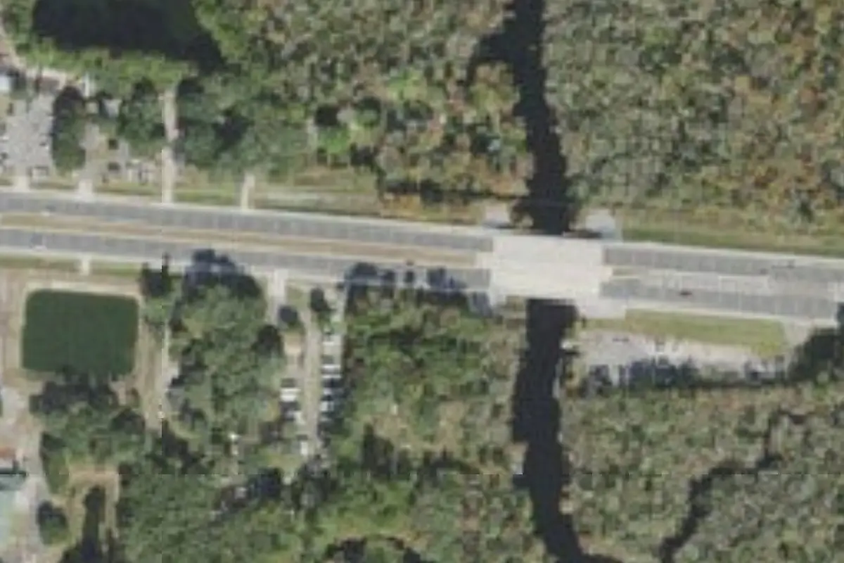 Aerial view of Lofton Creek Campground
