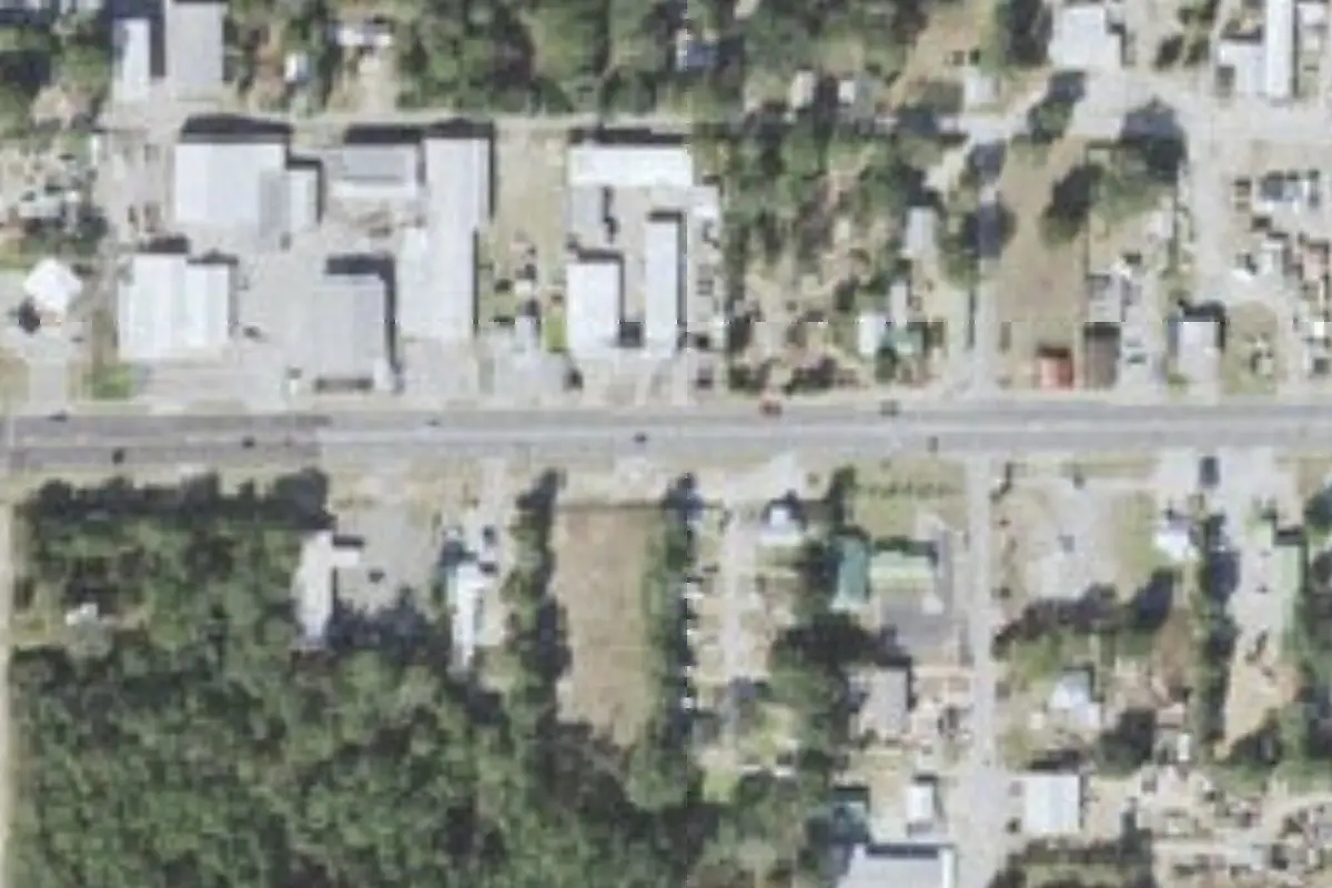 Aerial view of Hilltop Trailer Park