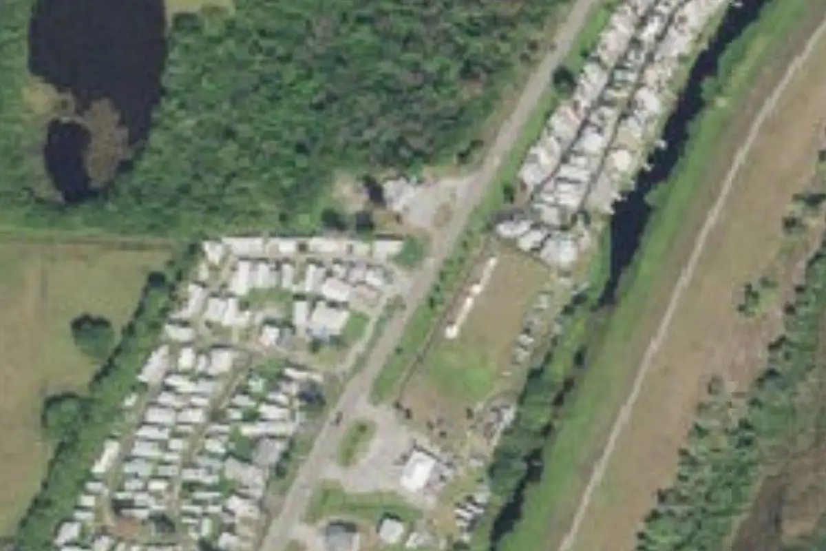 Aerial view of Casablanca Mh & RV Park