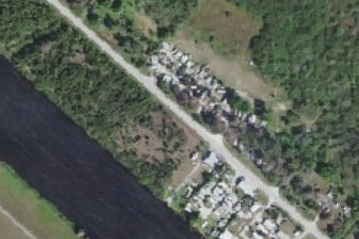 Aerial view of Chelsea Waterfront RV Park
