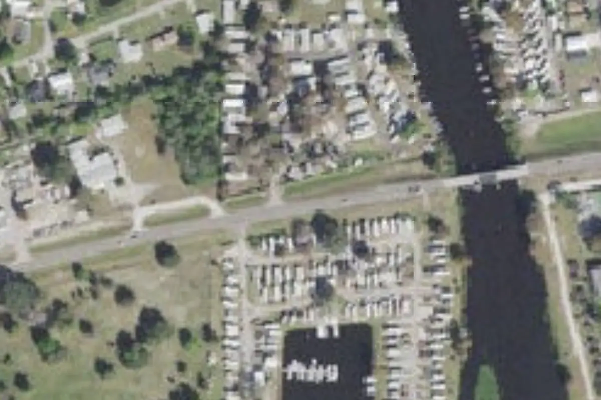 Aerial view of Eagle Harbor MHP