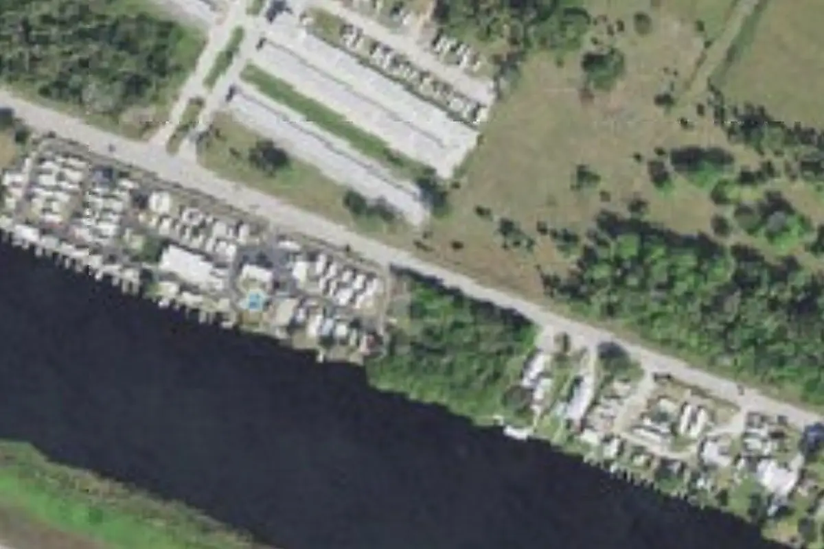 Aerial view of Gator RV Park