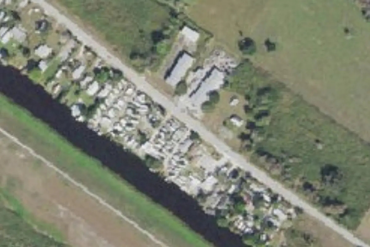 Aerial view of Grassy Water RV Park