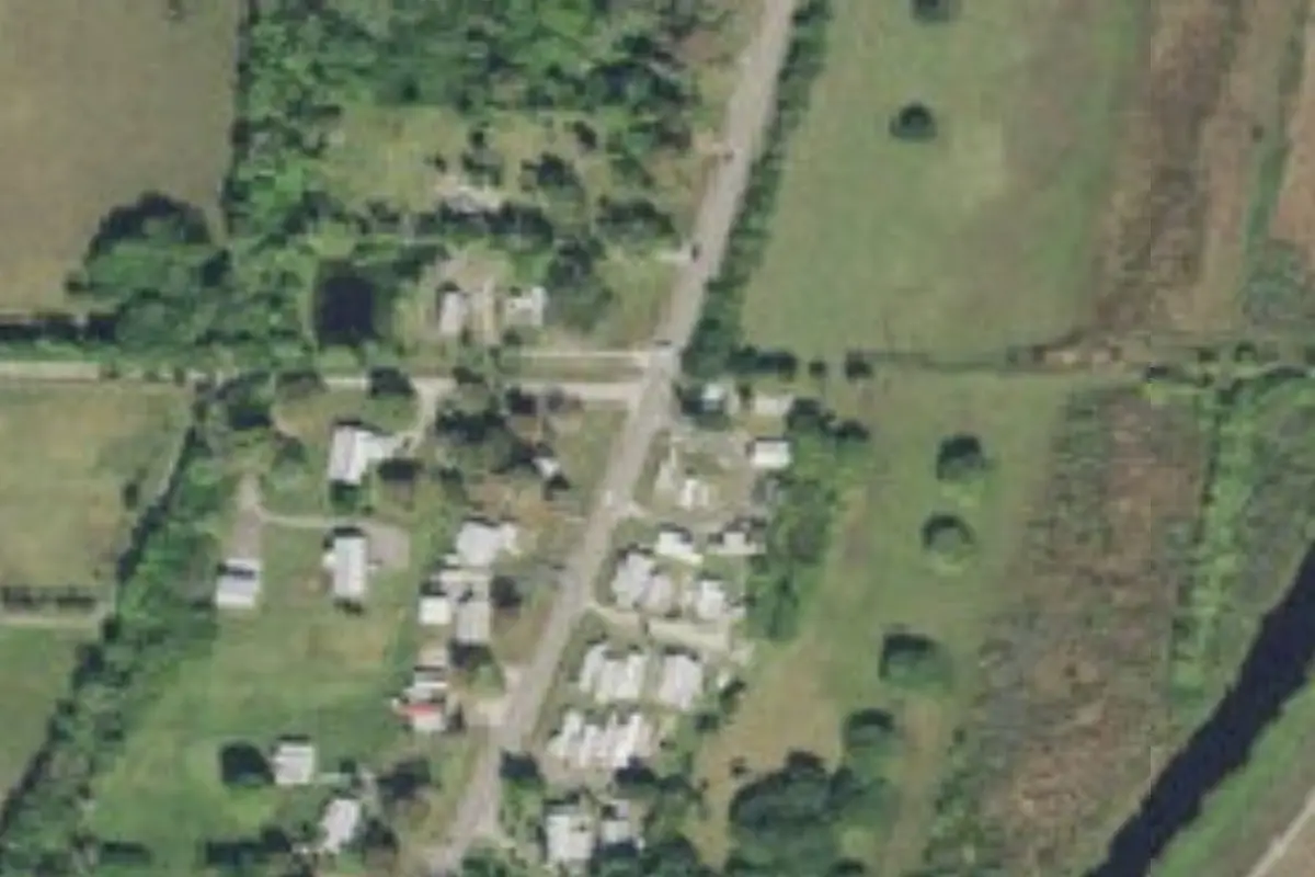 Aerial view of Mayberry's RV Park