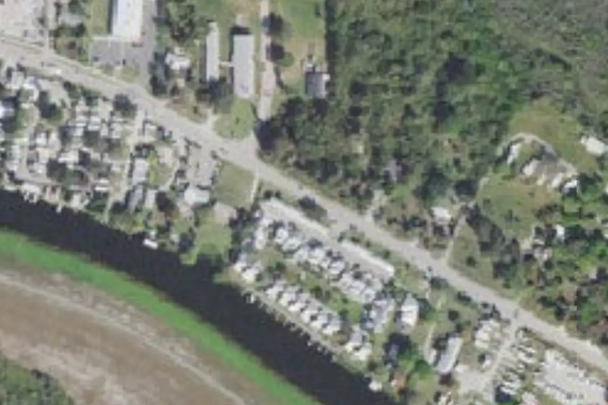 Aerial view of Okeechobee KOA Resort