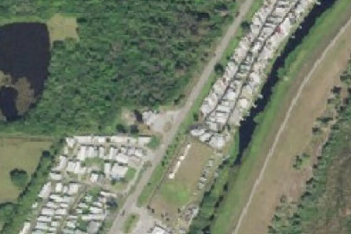 Aerial view of Okeechobee Lake RV Park II