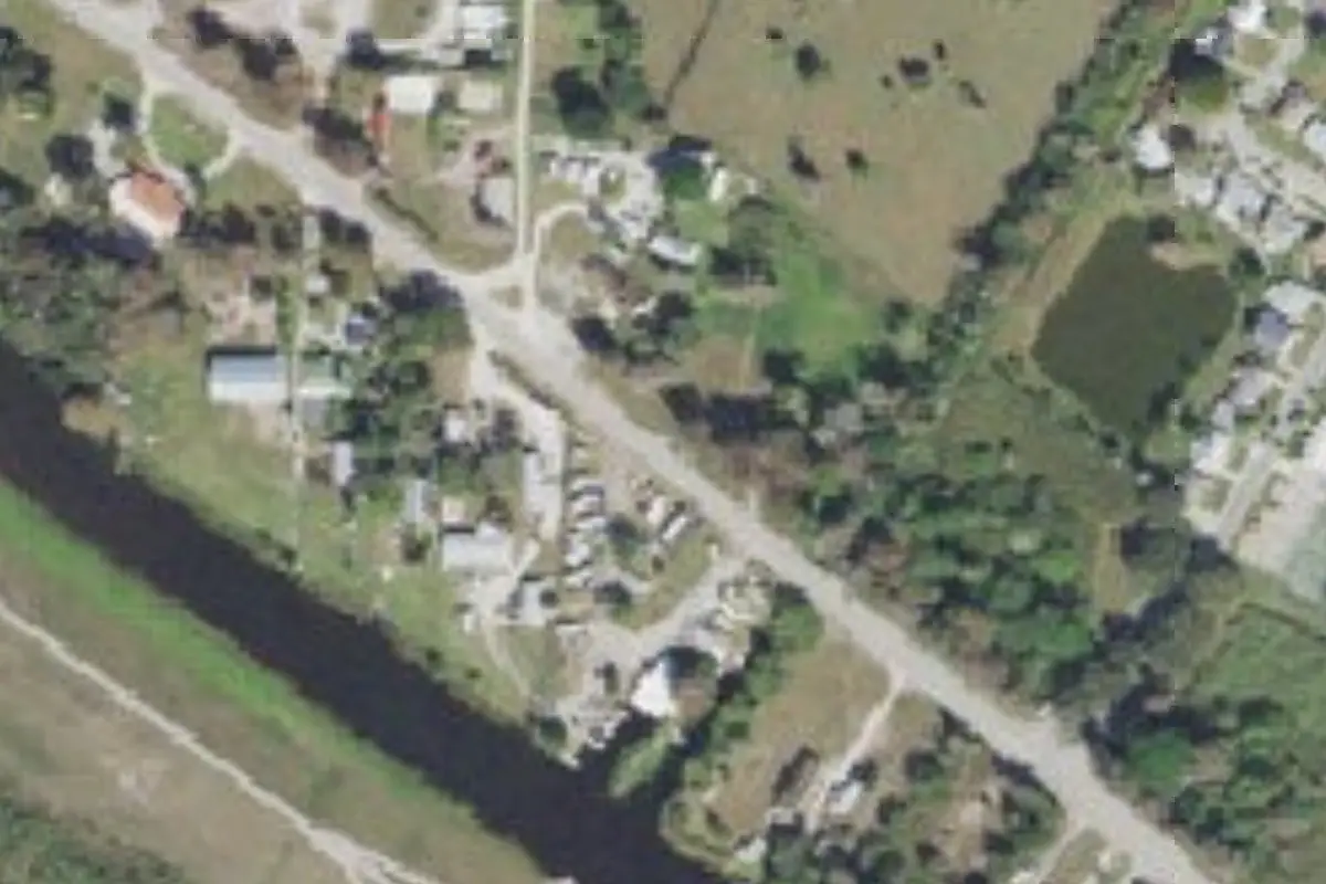 Aerial view of Old Habits RV Park