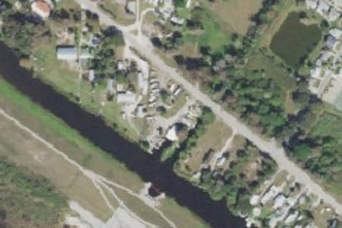 Aerial view of Osprey Landing RV Park