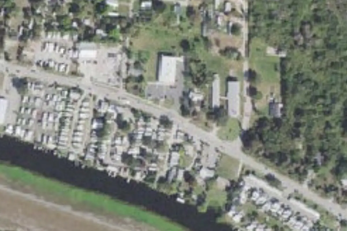 Aerial view of Silver Palms RV Resort
