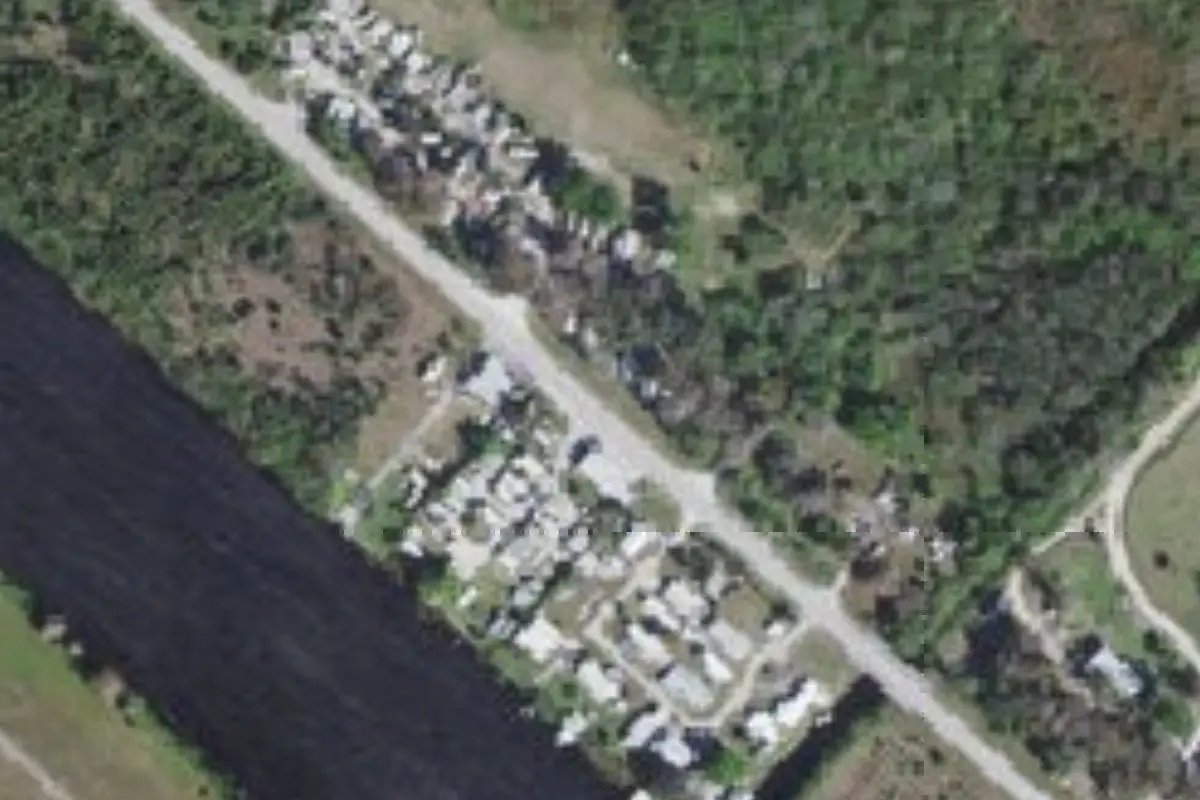 Aerial view of The Big Water RV Park