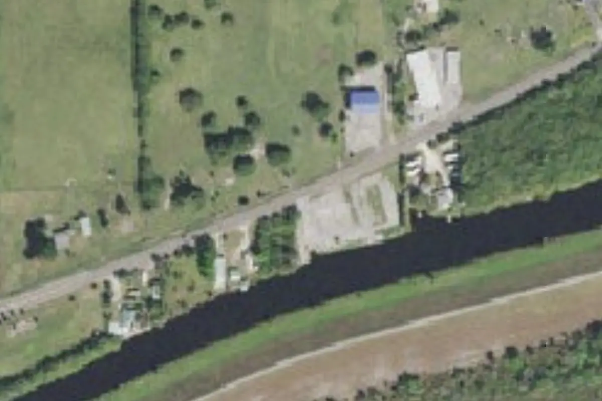 Aerial view of The Kick Back Inn