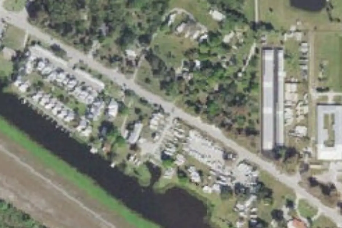 Aerial view of Whispering Cove RV Park