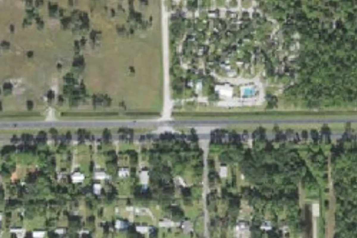 Aerial view of Christmas RV Park