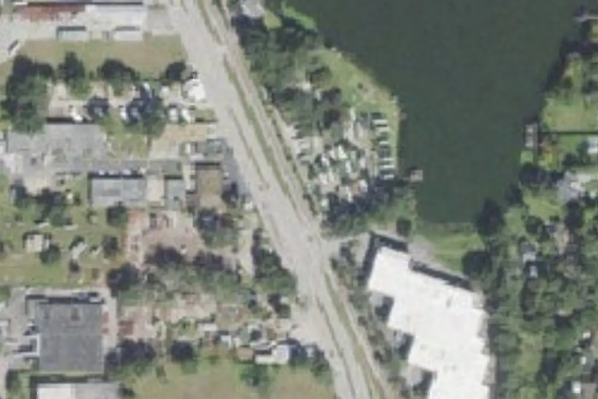 Aerial view of Orlando Lake Front RV Park