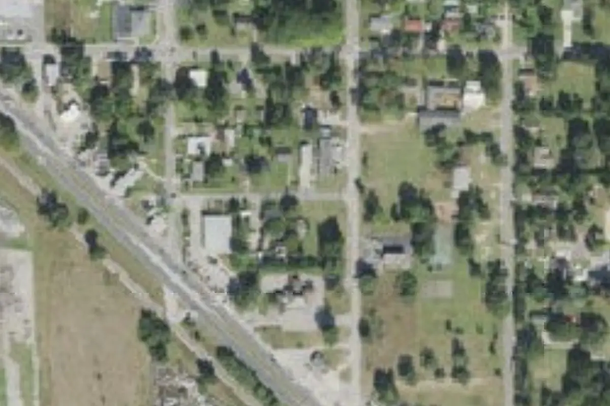 Aerial view of Woodward Ave MHP