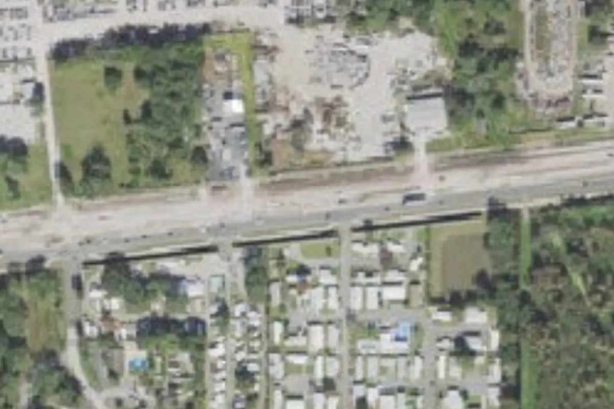 Aerial view of Aloha RV Park Campground