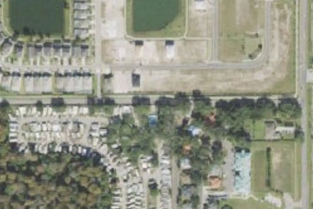 Aerial view of Great Oak RV Resort