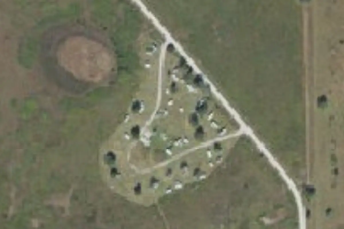 Aerial view of 60 Hunter Campground