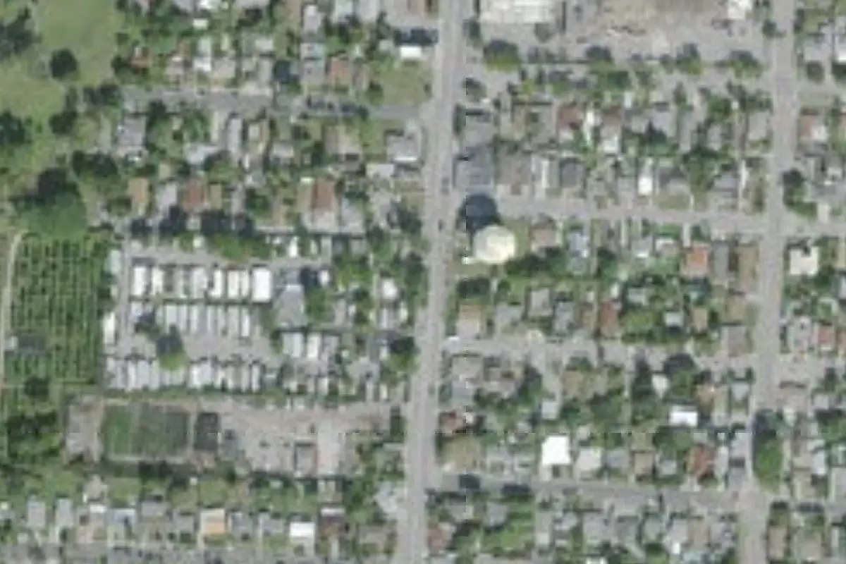 Aerial view of Blue Grass MHC